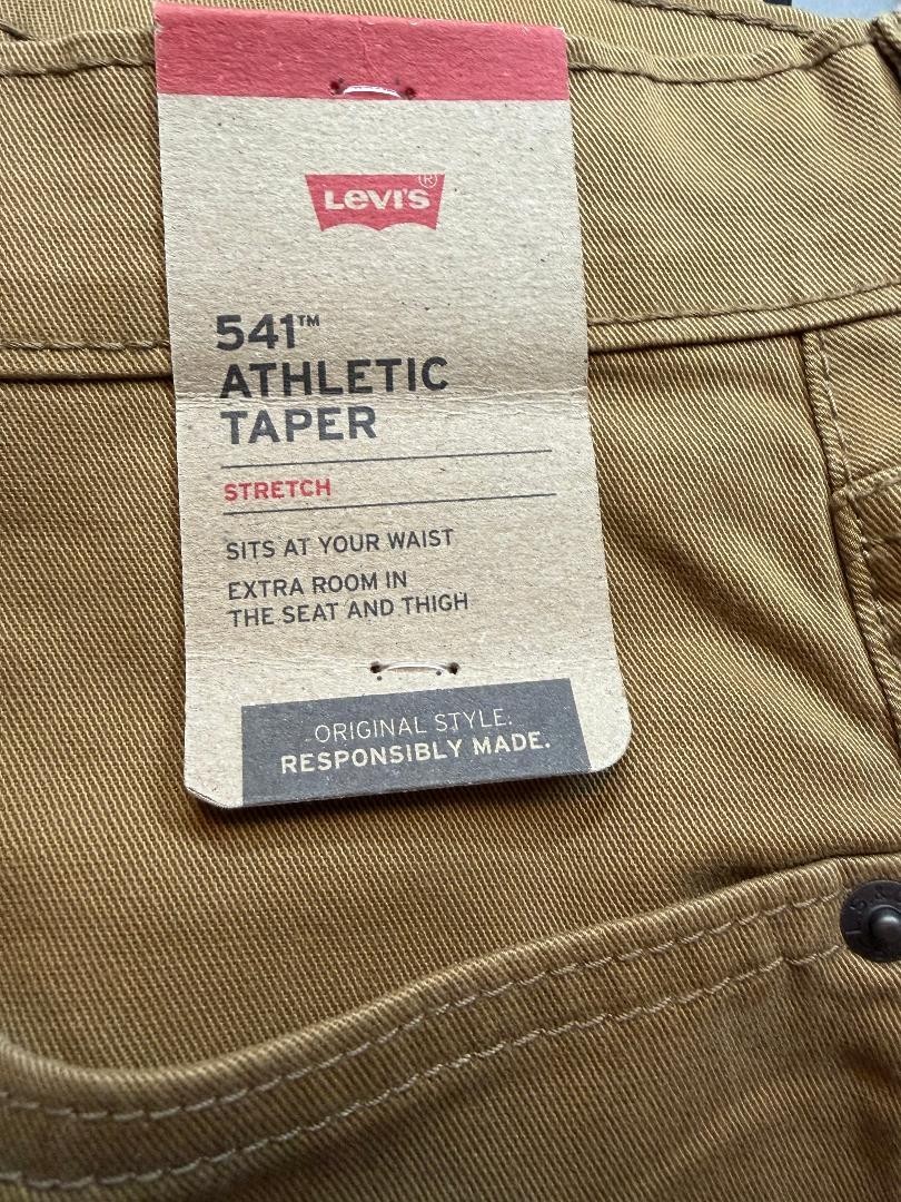 Levi’s 541 ATHLETIC TAPER FIT 0151 Caraway Cruz Size 40×30 STRETCH TWILL NEW