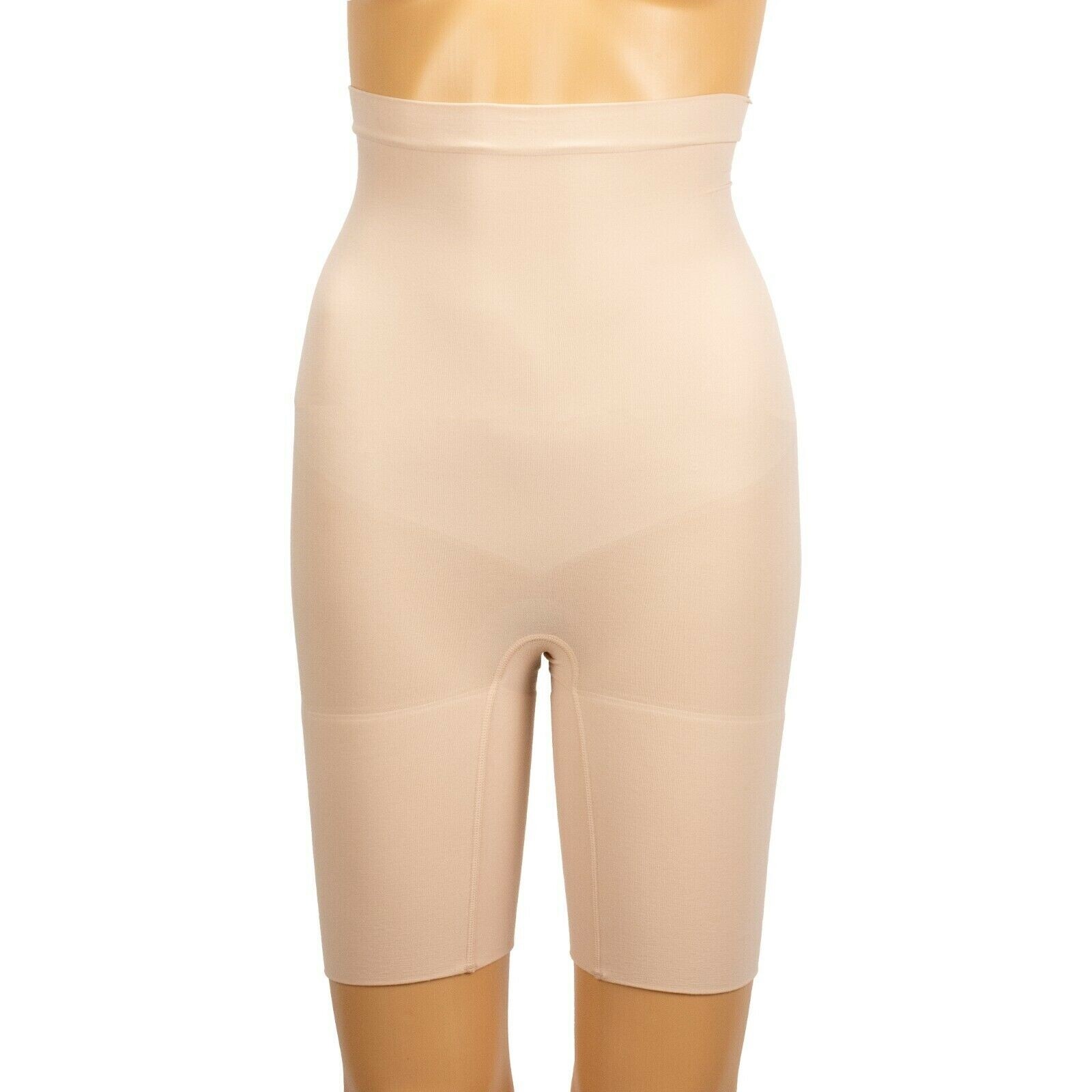 Spanx 241591 Womens High-Waisted Shaper Shorts Tummy Control Soft Nude Size S