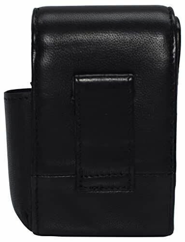 Genuine leather cigarette box anti-scratch protective storage case with lighter