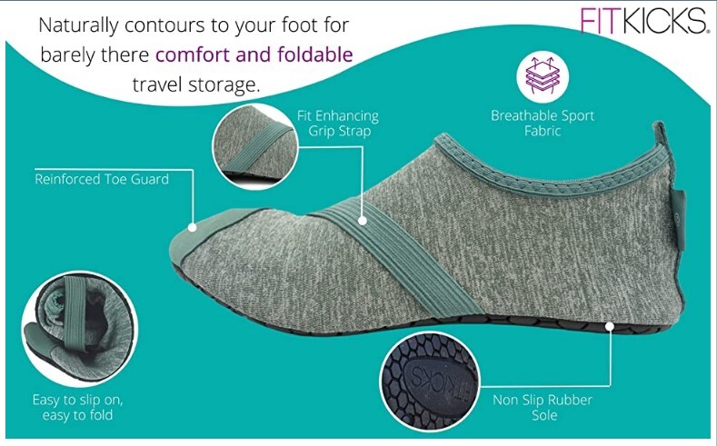 FitKicks Breathable Ergonomic Comfort Non-Slip Sole Active Footwear CHOOSE