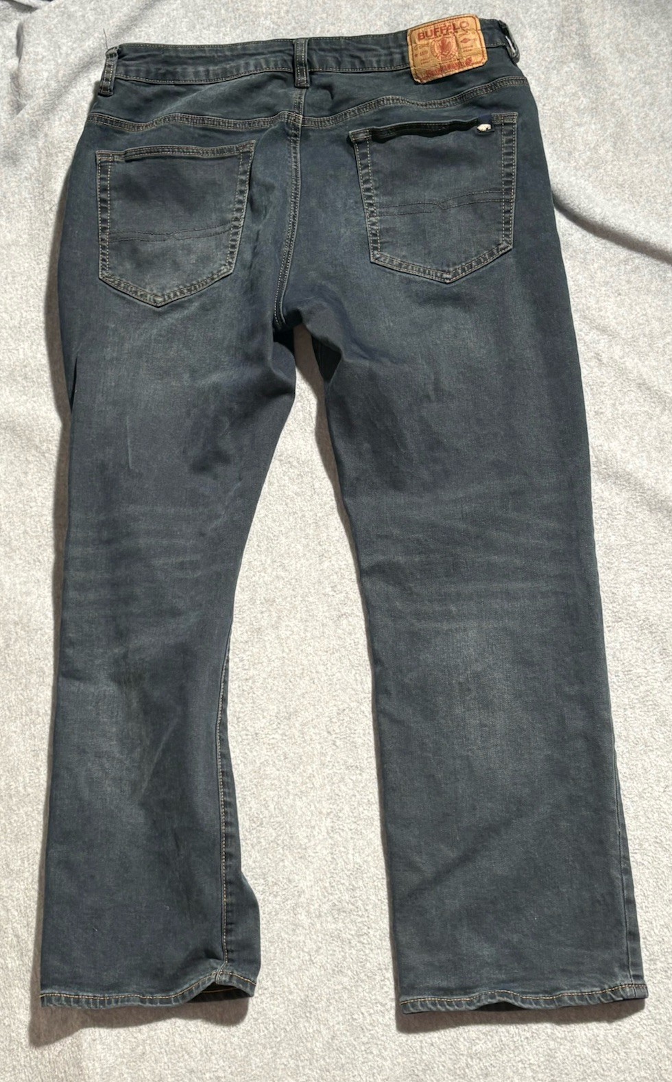 Buffalo David Bitton We Are Denim Men’s Relaxed Straight Dark Wash Stretch Jeans