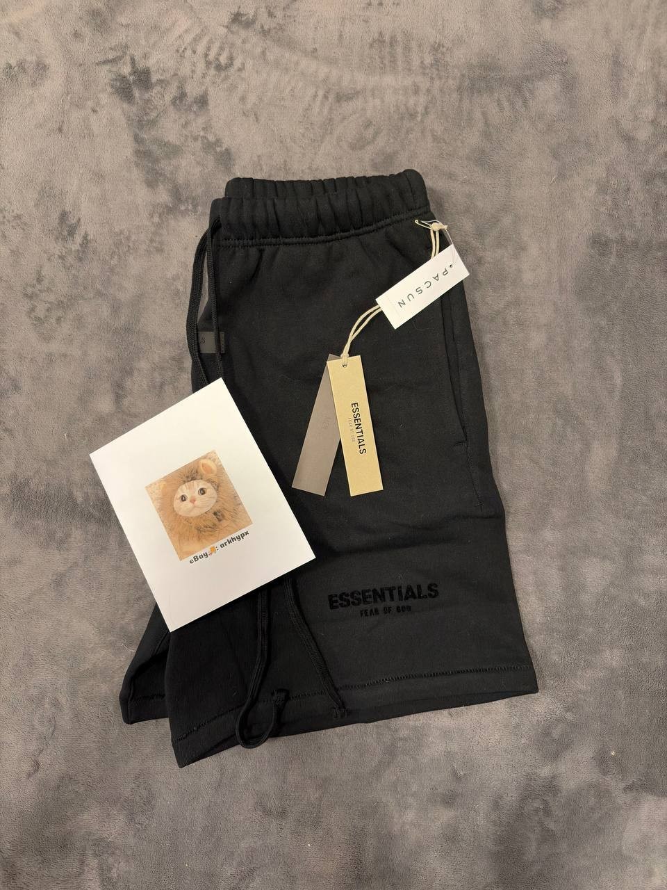 Fear of God Essentials Shorts SS22 Stretch Limo Black – NEW WITH TAGS (XS-XL)