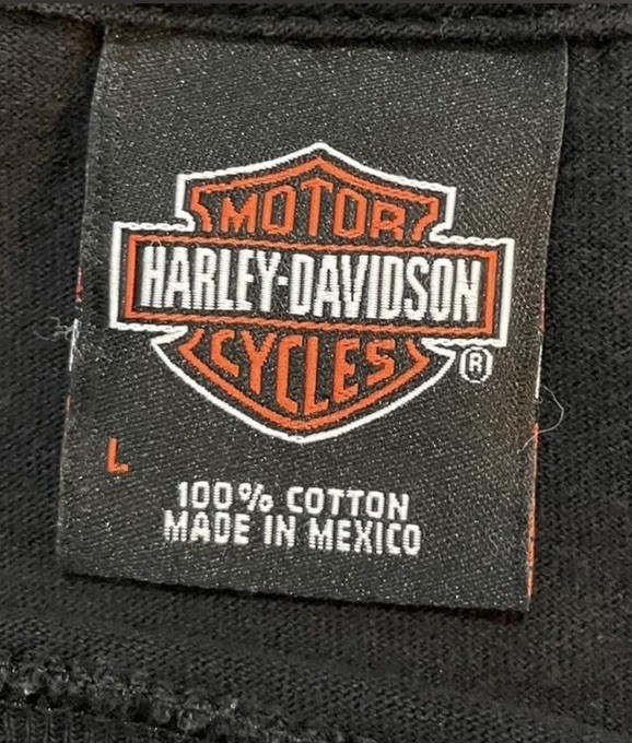 Harley-Davidson Thrashed Crystal River FL Short sleeve Shirt Men’s Large Black