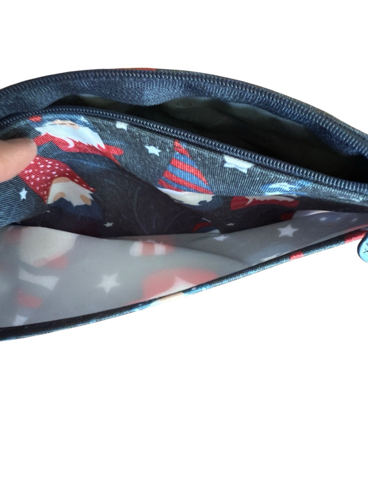 Pouch Thirty-One Gnome Of The Brave USA Clear Clip