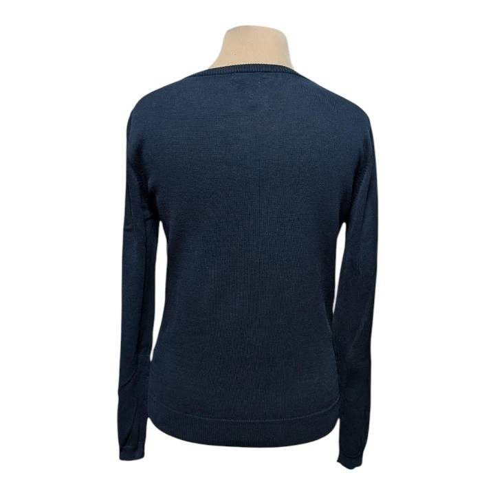 IENA Imported Yarn Cotton Cardigan Navy M 100% Cotton Japan Minimalist