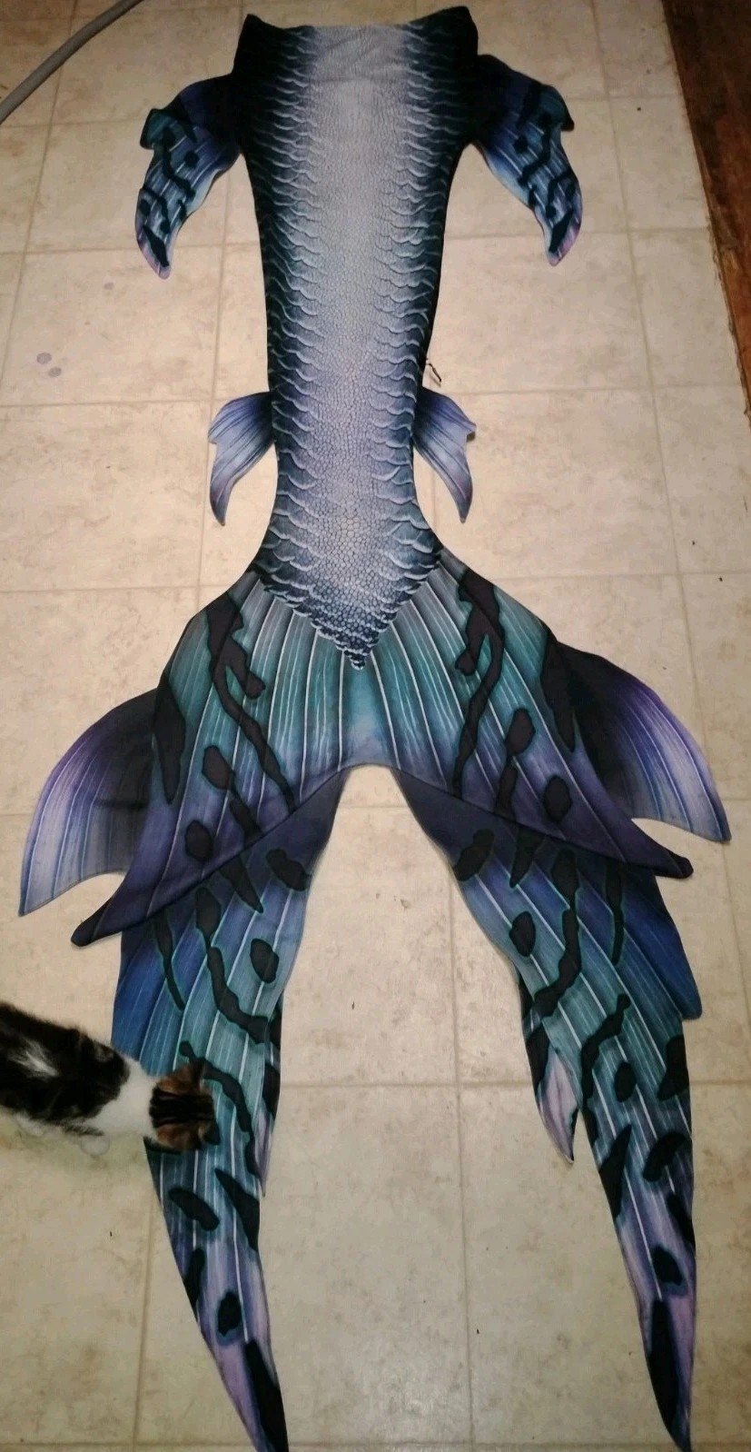 Cape Cali adult swimmable fabric Mermaid Tail szXL!