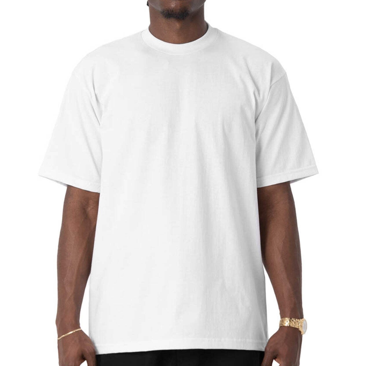 Pro Club Men’s Heavyweight Cotton Short Sleeve Crew Neck T-Shirt