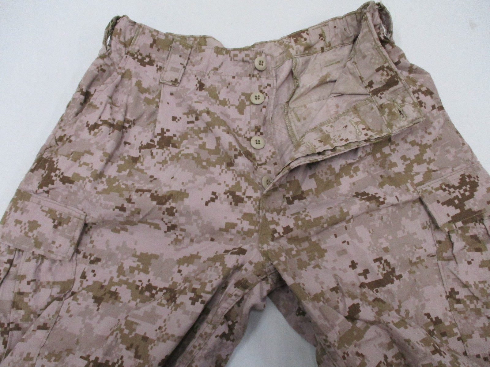 NEW USMC DESERT MARPAT FROG COMBAT PANTS MEDIUM/REGULAR MARINES ENSEMBLE TROUSER
