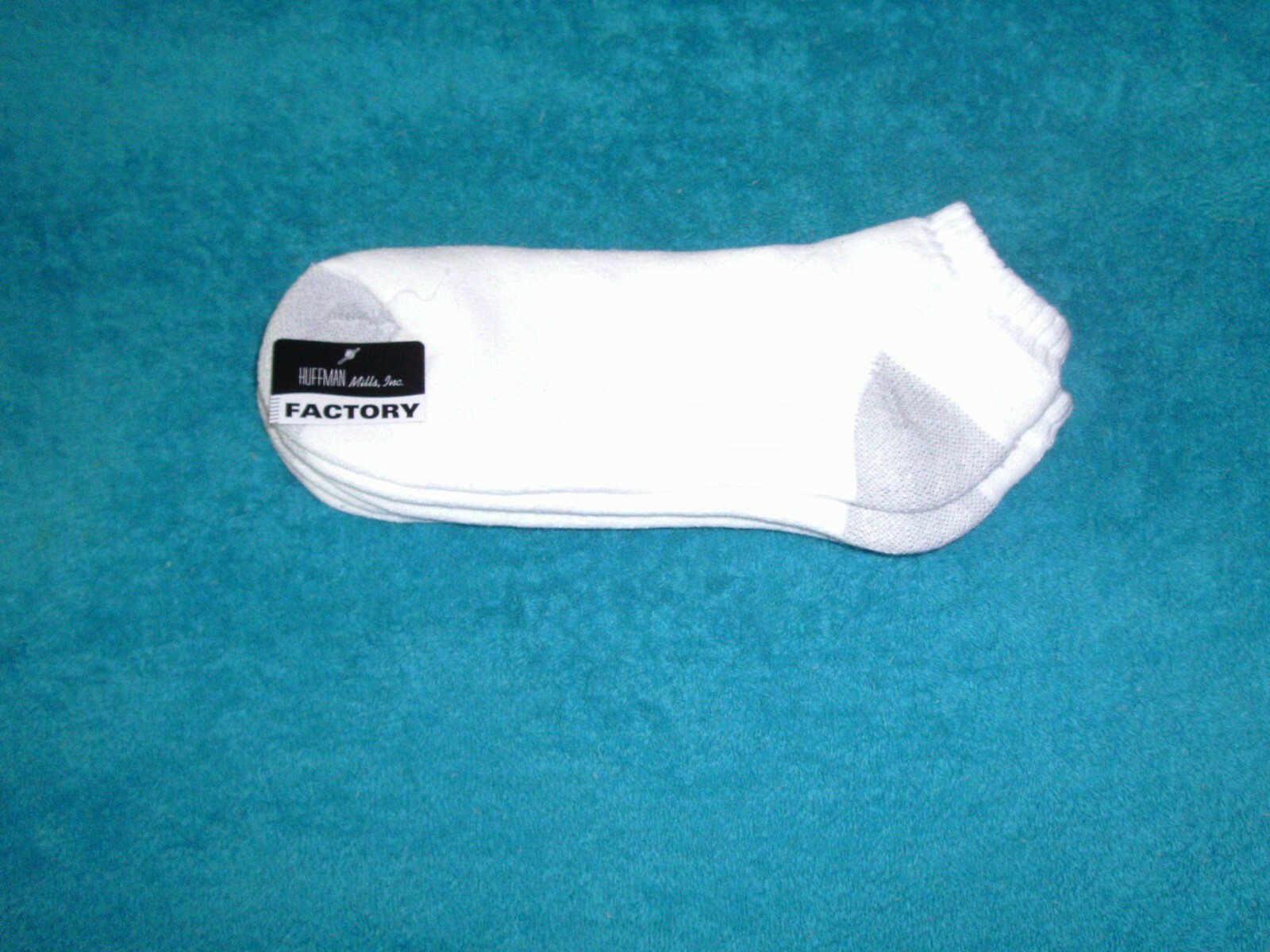 Big & Tall X Large White Low Cut Athletic Cotton Blend Crew Socks 3 PR SZ 13-15