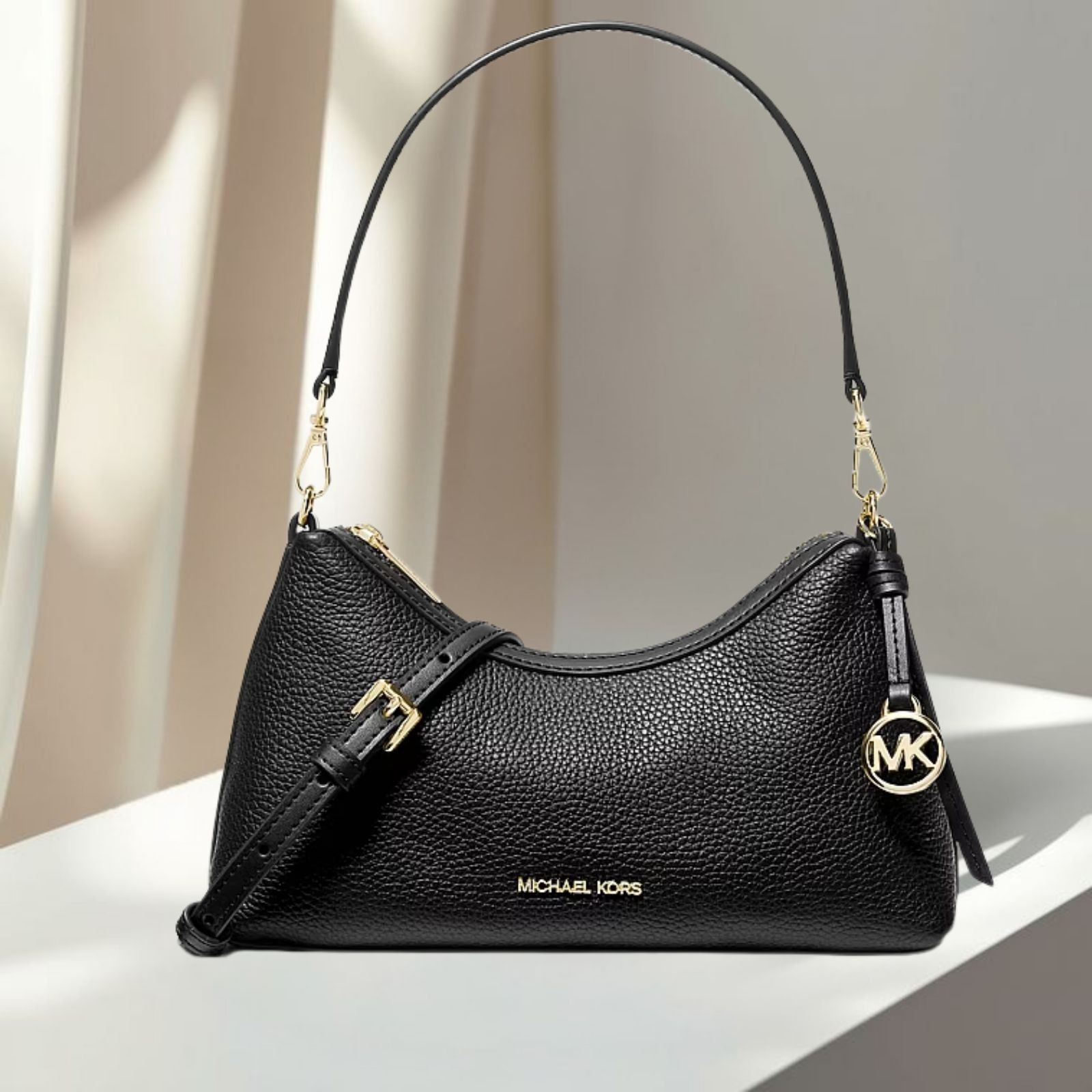 Michael Kors Sammy Women Small Leather Convertible Crossbody Purse Bag Variation