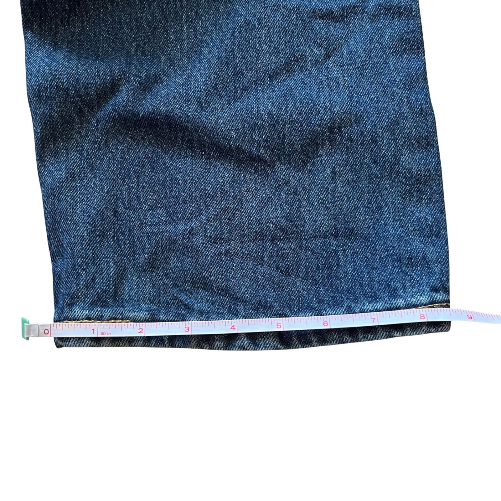 Levis 505 Regular Fit Jeans Mens 40×30 Blue Denim Straight Leg 00505-4886