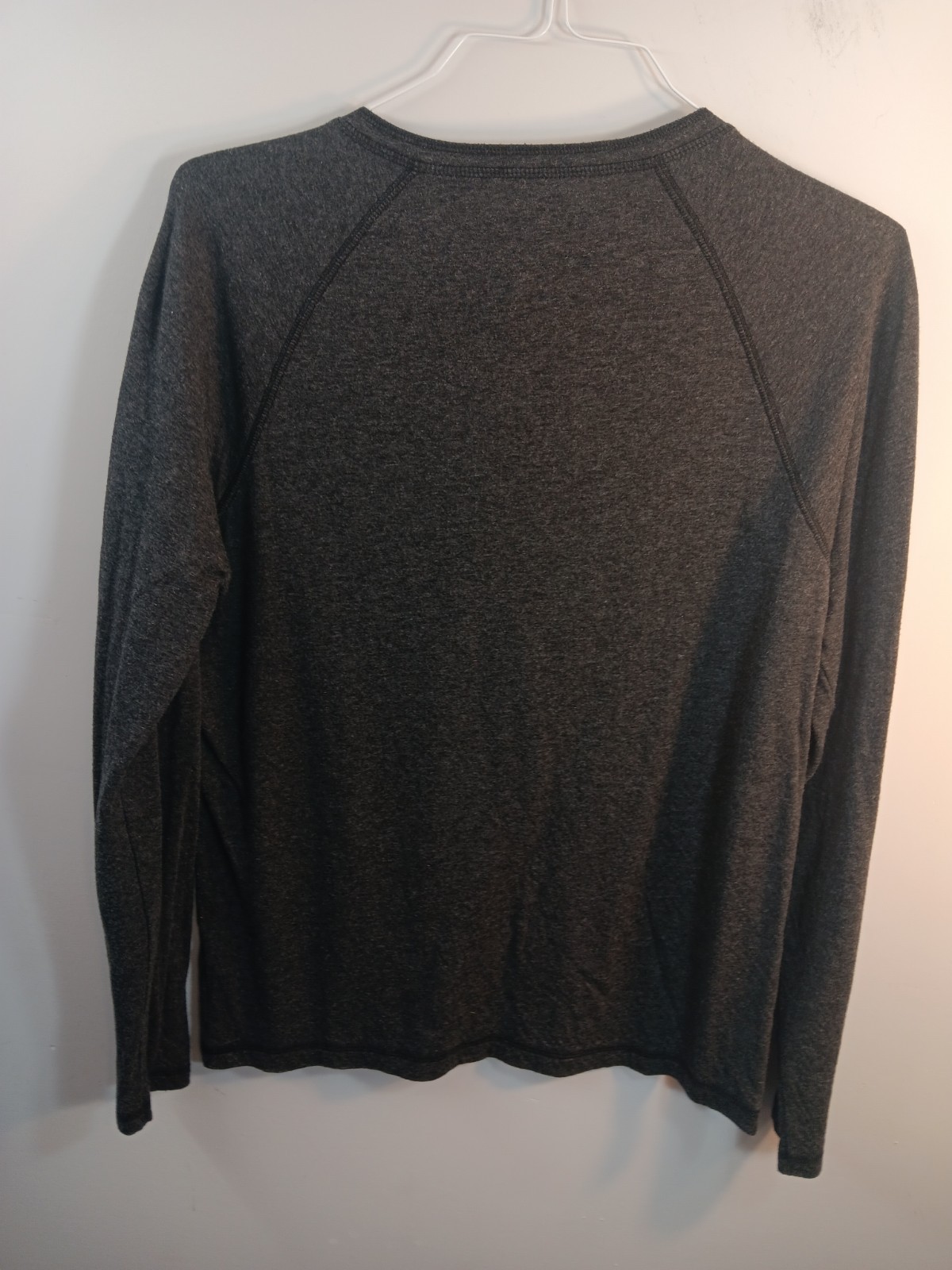 FAHERTY Cloud Cotton Henley Shirt Mens M Charcoal Gray Long Sleeve Luxury Soft