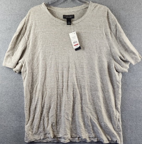 The Men’s Store at Bloomingdale’s Linen T-Shirt Men’s XL Mermaid Striped