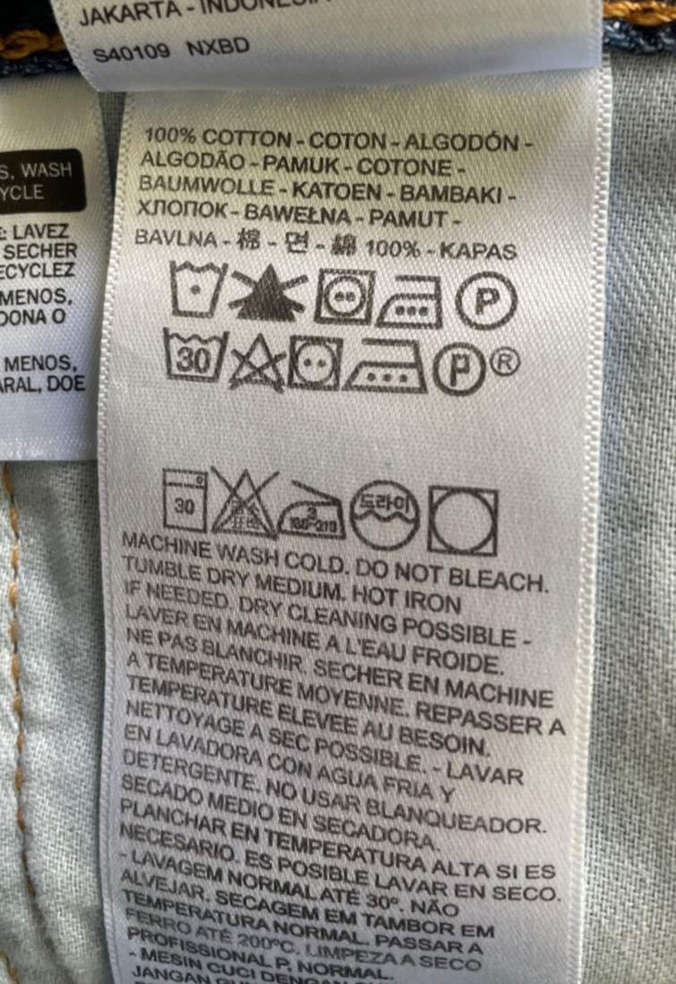 NWT LEVI’S 505 Regular Fit Blue Denim Jeans Men’s Tagged 38/32 ( 37×30 3/4 )