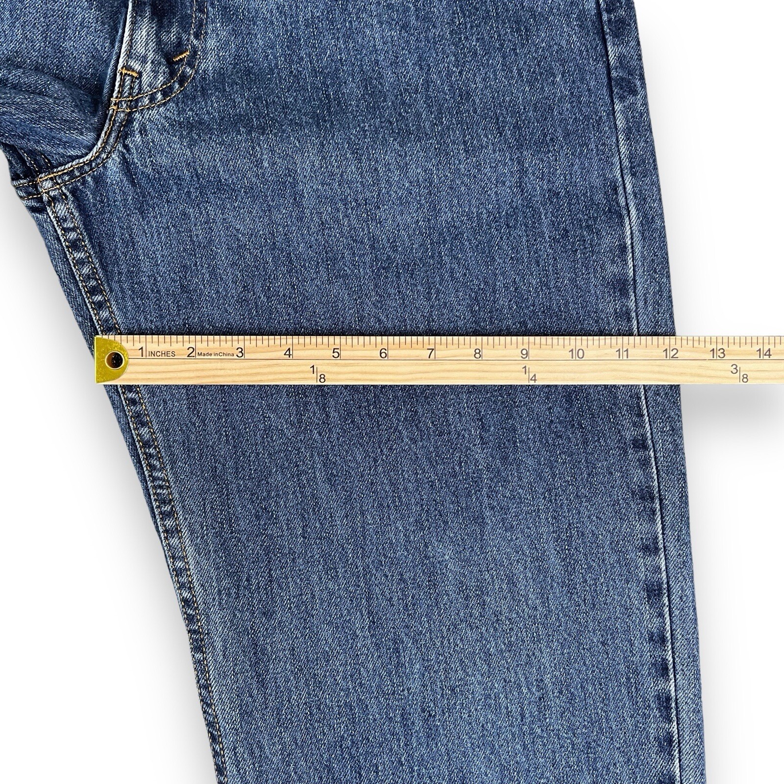 Levis Jeans Mens 34×34 (ACT 32×32.5) Blue Cotton Egypt Relaxed Fit EUC