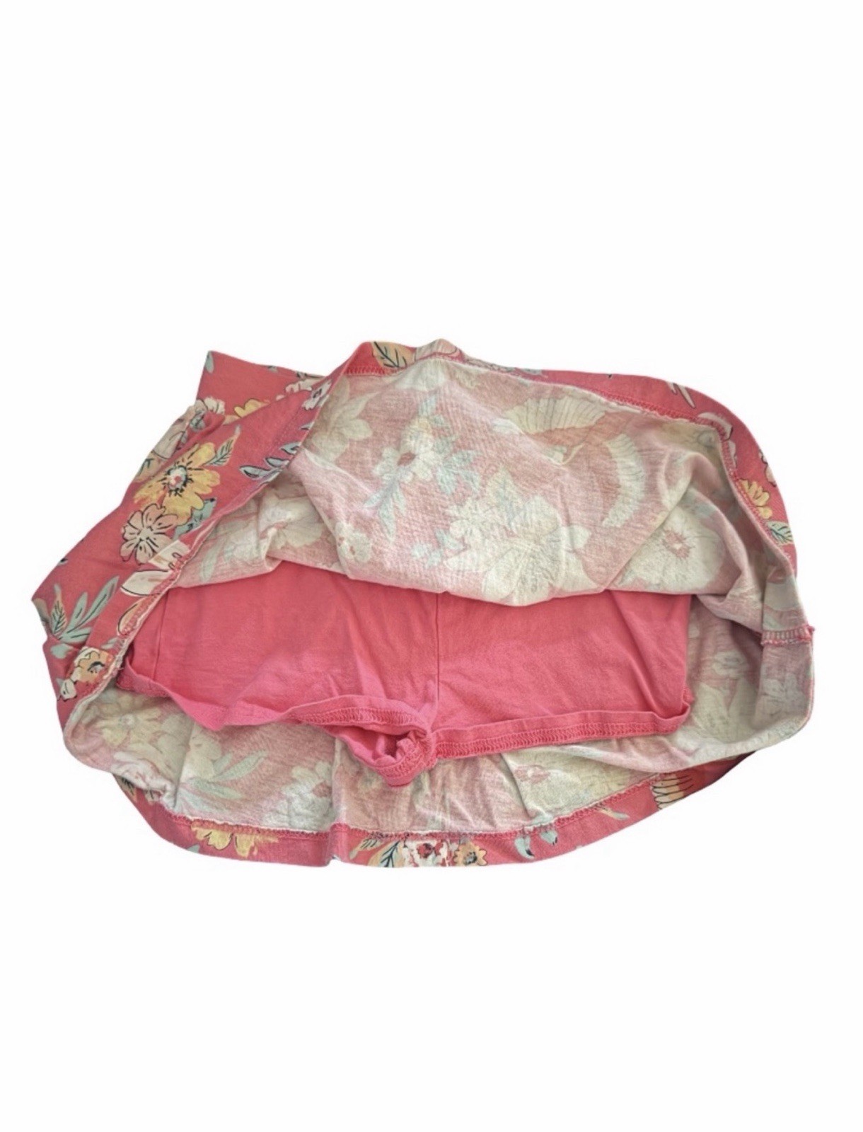 OshKosh B’gosh Coral Floral & Bird Drawstring Skort 5T