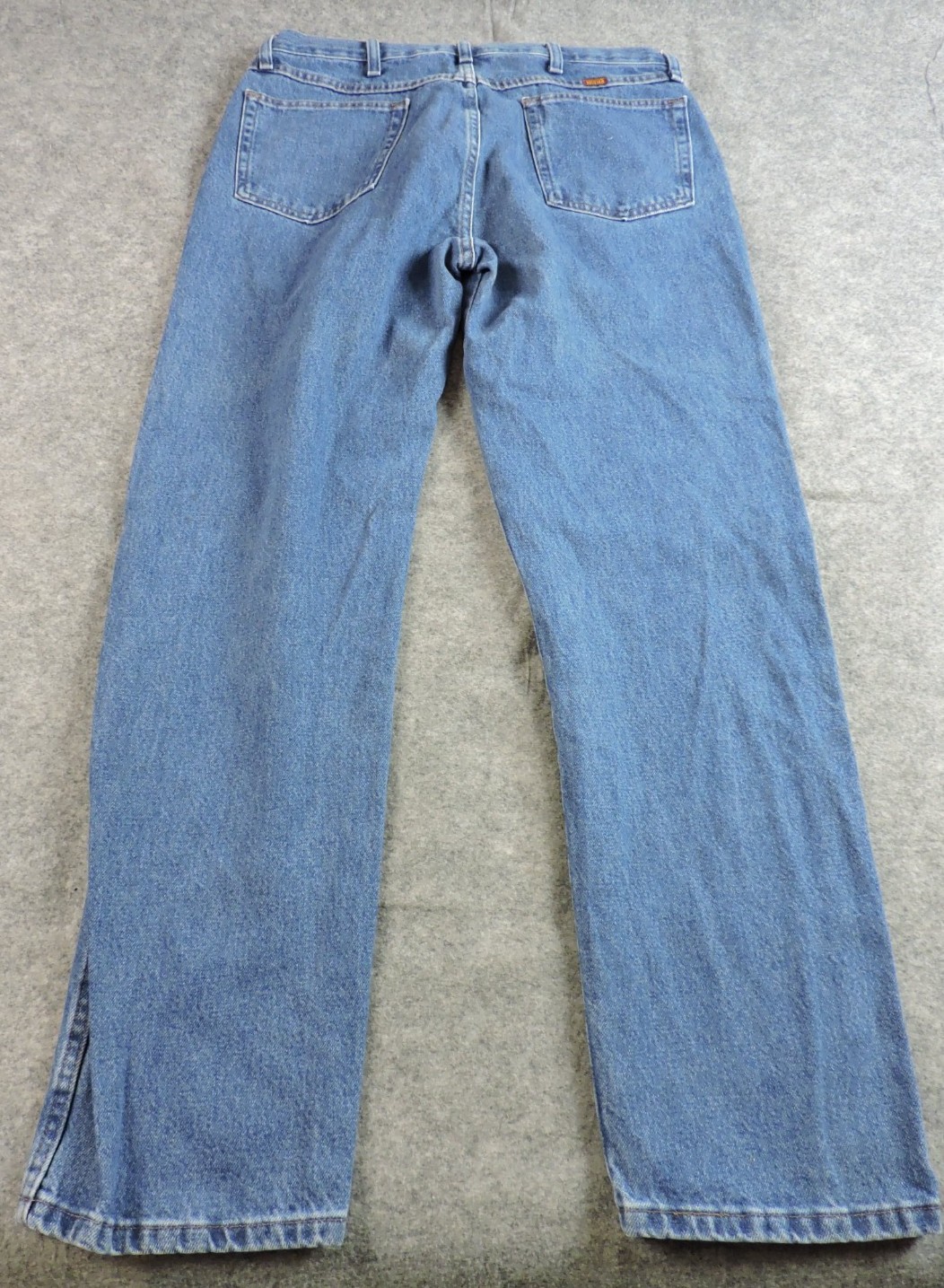 Rustler by Wrangler Mens 36×32 Regular Fit Straight Leg Heavyweight Denim Jeans