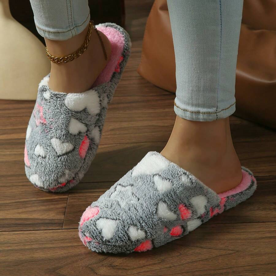 Women’s Winter Slippers – Soft & Comfortable Fuzzy Non-slip Indoor Slippers