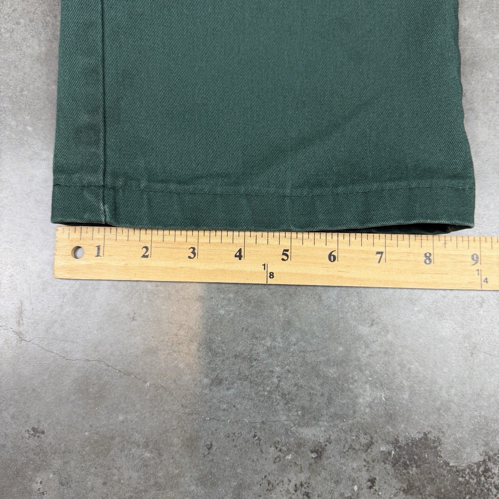 Dickies 874 Pants Mens 32×30 Green Work Wear Skateboard Flaws