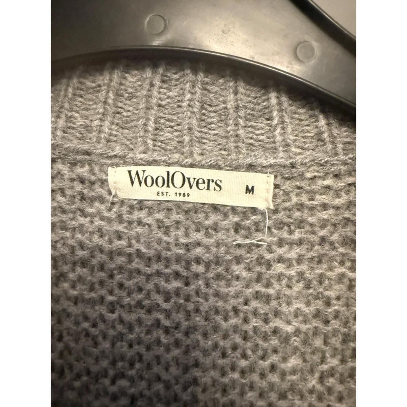 Woolovers 100% Lambswool Cardigan striped Size M