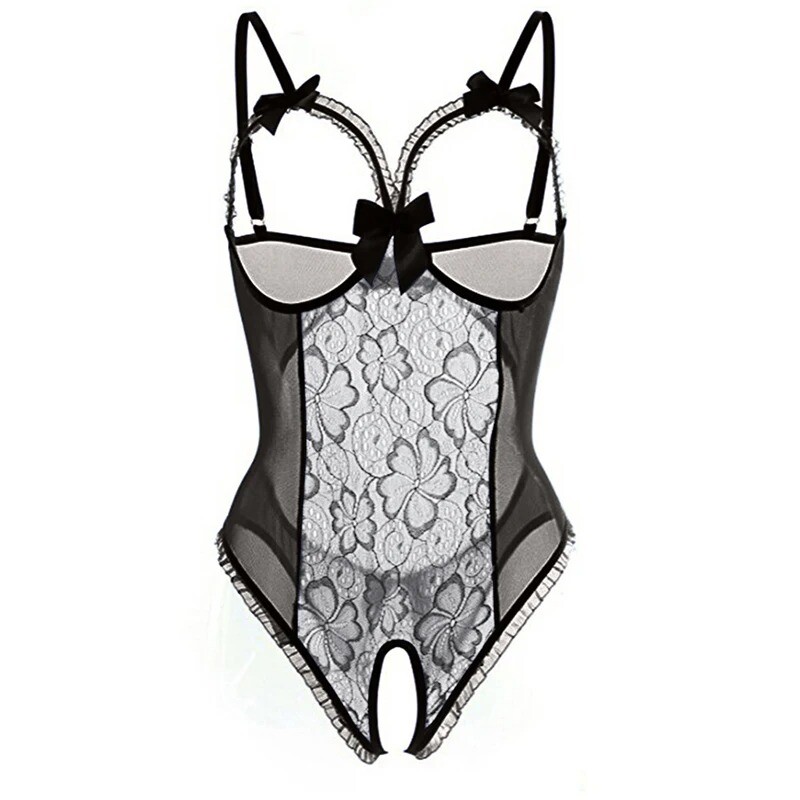 Sexy-Lingerie Women’s Babydoll Sleepwear Underwear Lace Dress G-String Nightwear