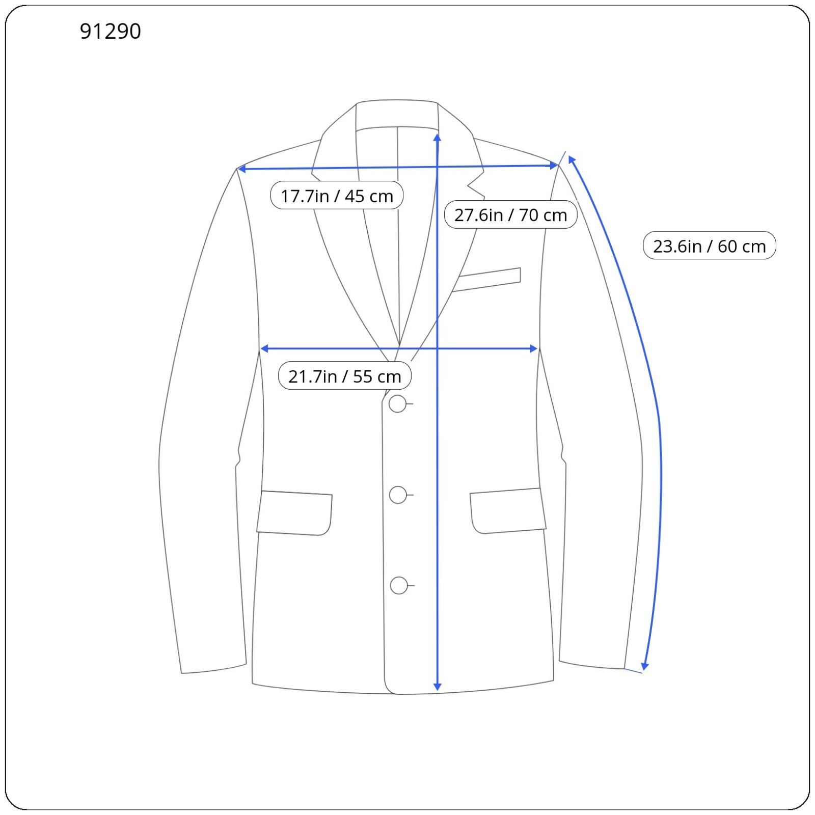 Suitsupply La Spalla Blazer Mens UK 42 Single Breasted Notch Lapel Half Lined