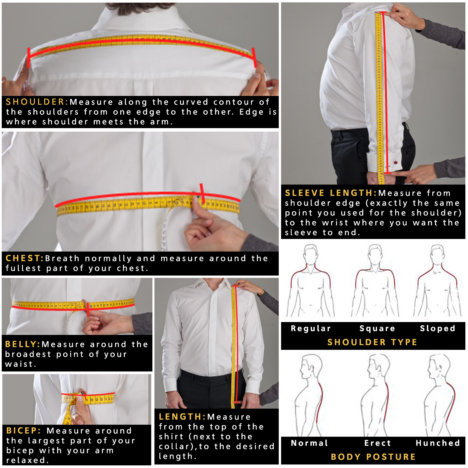 3 x Mens Shirts Custom Made to Measure Business Formal Casual All Sizes & Fit