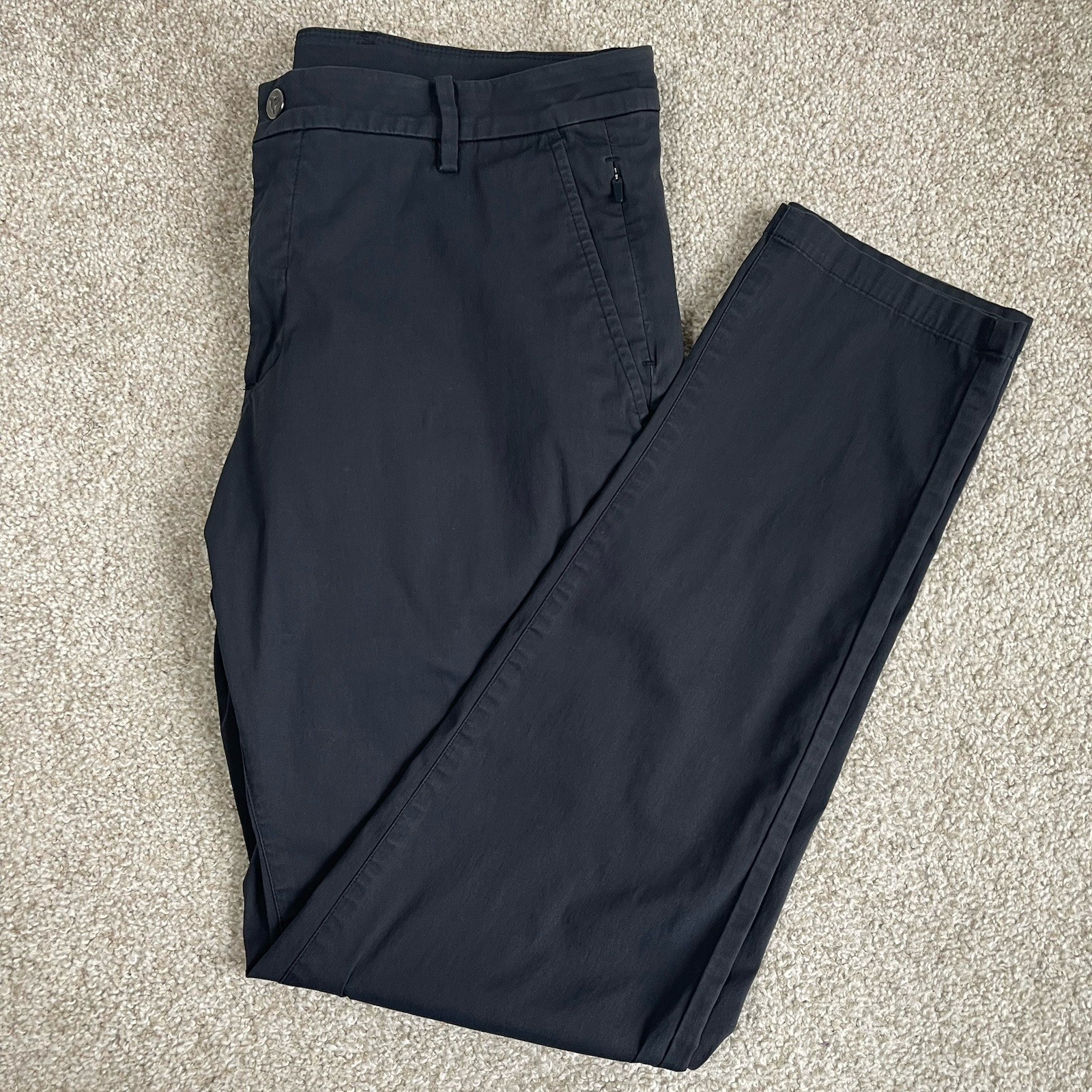 Birddogs Boom Men’s 34 X 34 Chino Pants Gray Stretch Lined Preppy Office Casual