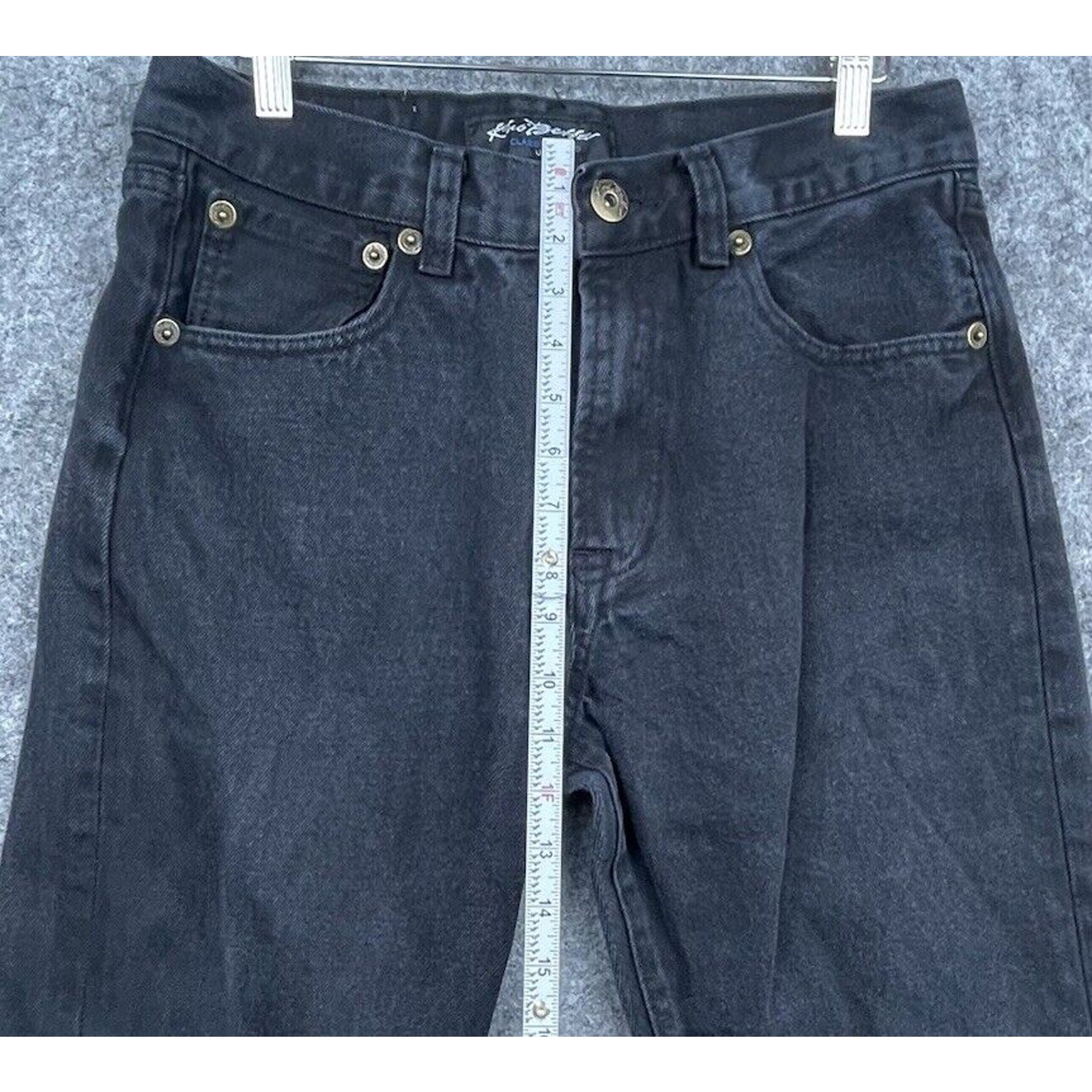 Vintage Kno Betta Jeans Mens 32 x 30 Black Classic Straight KBJ Y2K