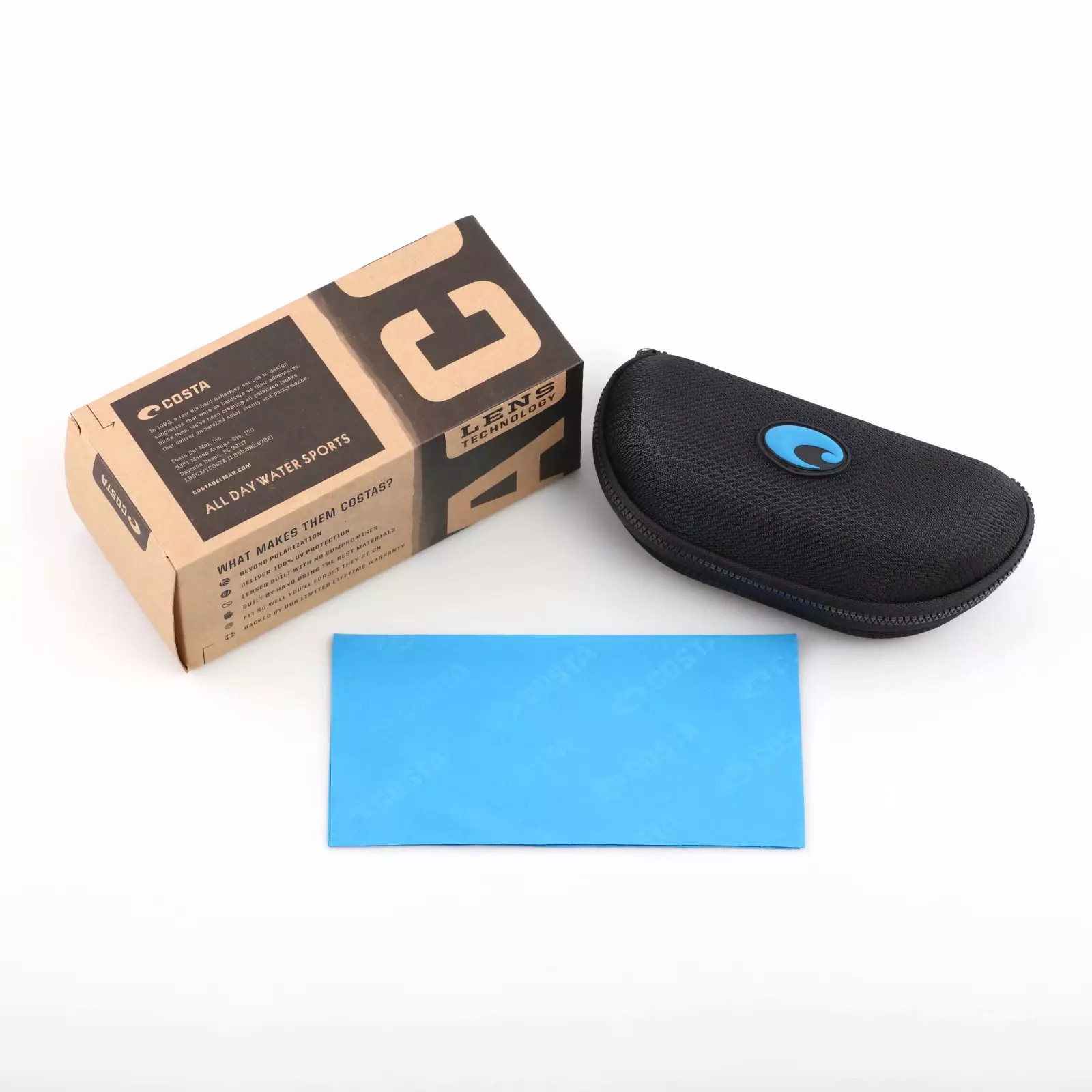 NEW IN BOX Costa Rinconcito 580p Polarized Sunglasses (Smoke grey/Blue)