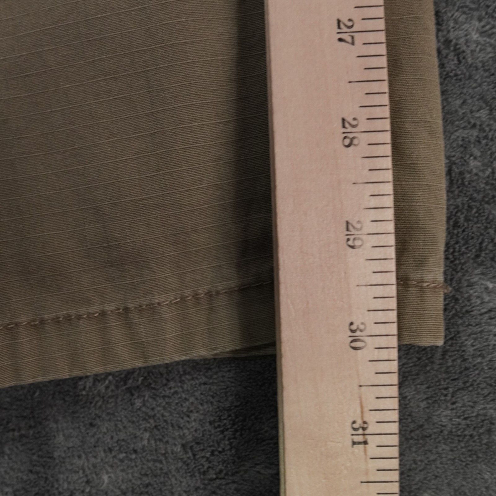 Wrangler Cargo Pants Mens 40×30 Khaki Rip Stop Relaxed Fit Carpenter Work Tech