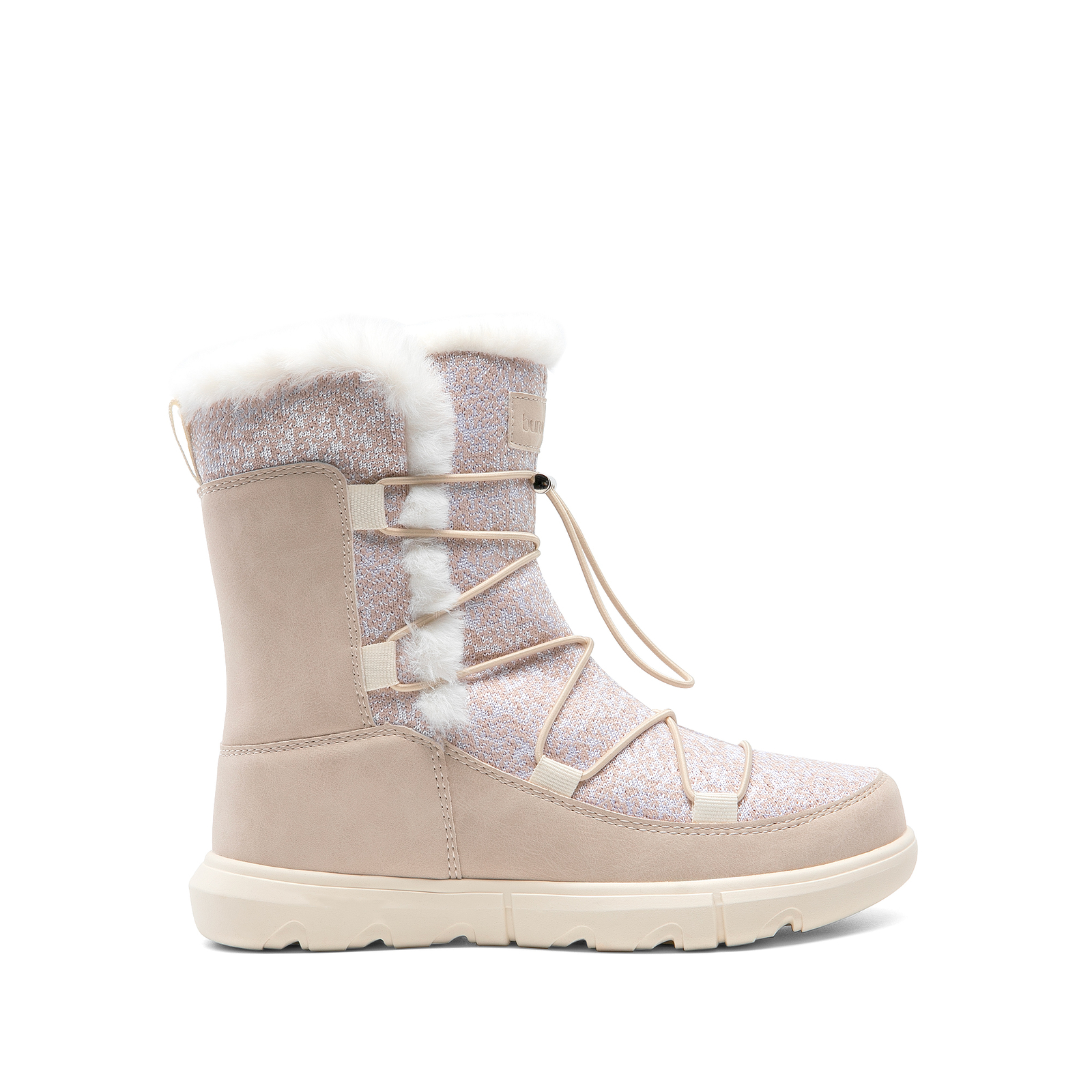 Women’s Winter Snow Boots Fur Lining Lace-Up Casual Lightweight Snow Boots