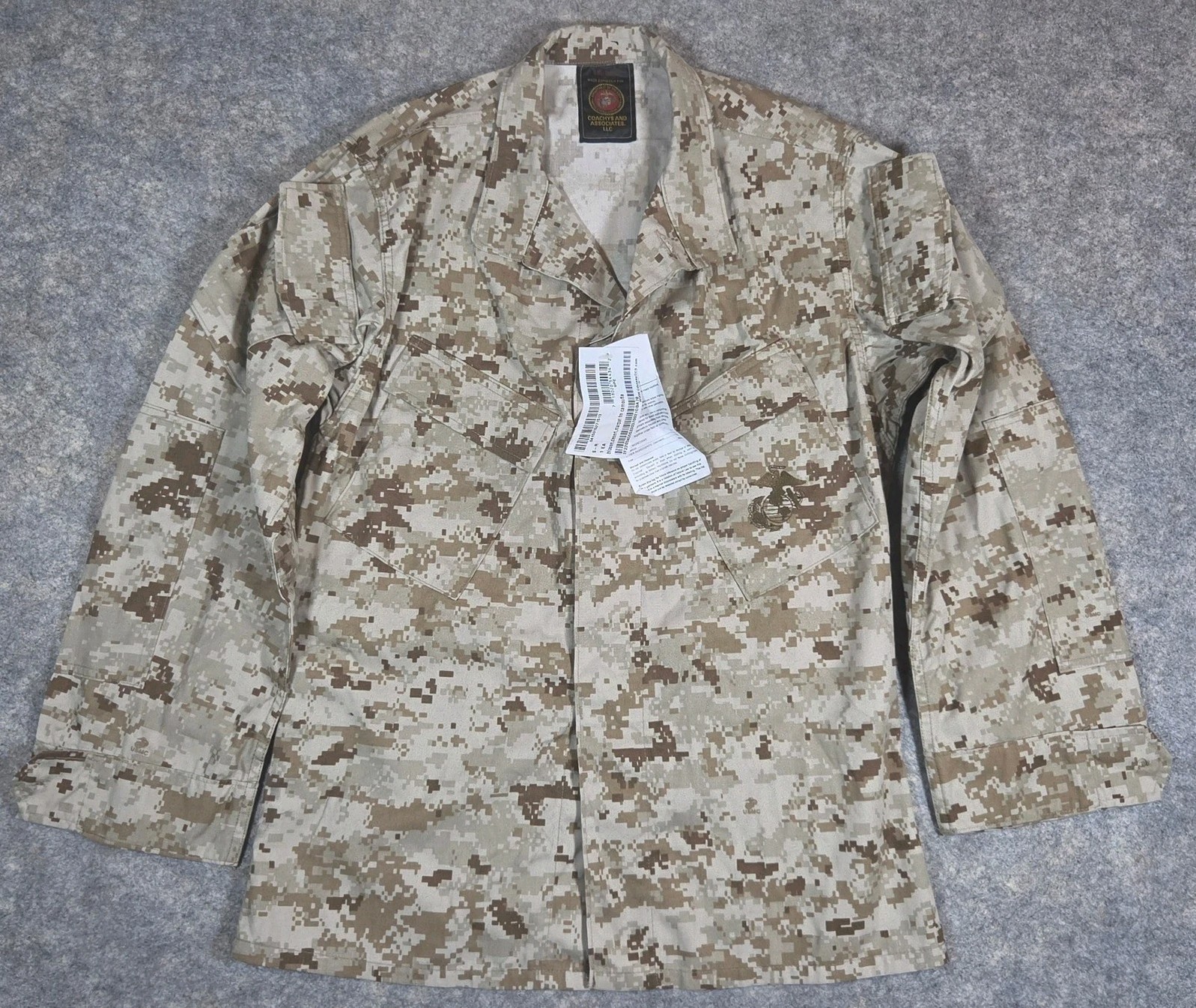 USMC Desert MARPAT Camouflage MCCUU Blouse Jacket Small Regular American NWT