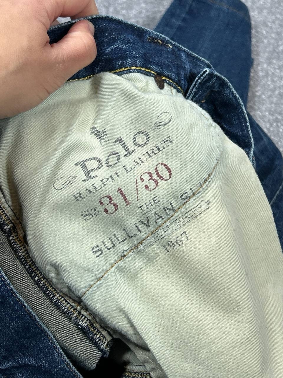 Polo Ralph Lauren The Sullivan Slim Jeans Mens 31 Blue Cotton Low Rise 31×27