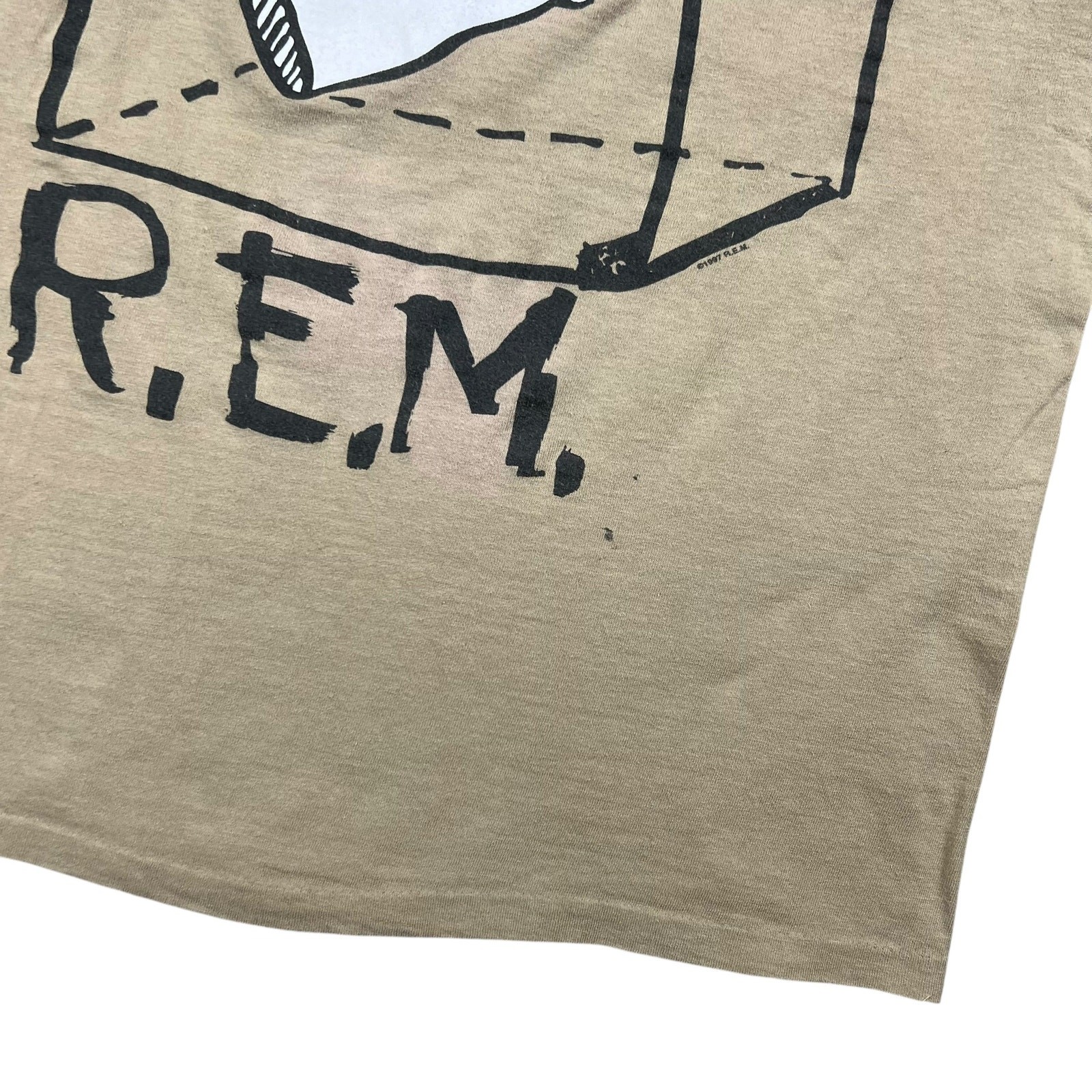 Vintage 1997 Anvil R.E.M. faded band tee (M)