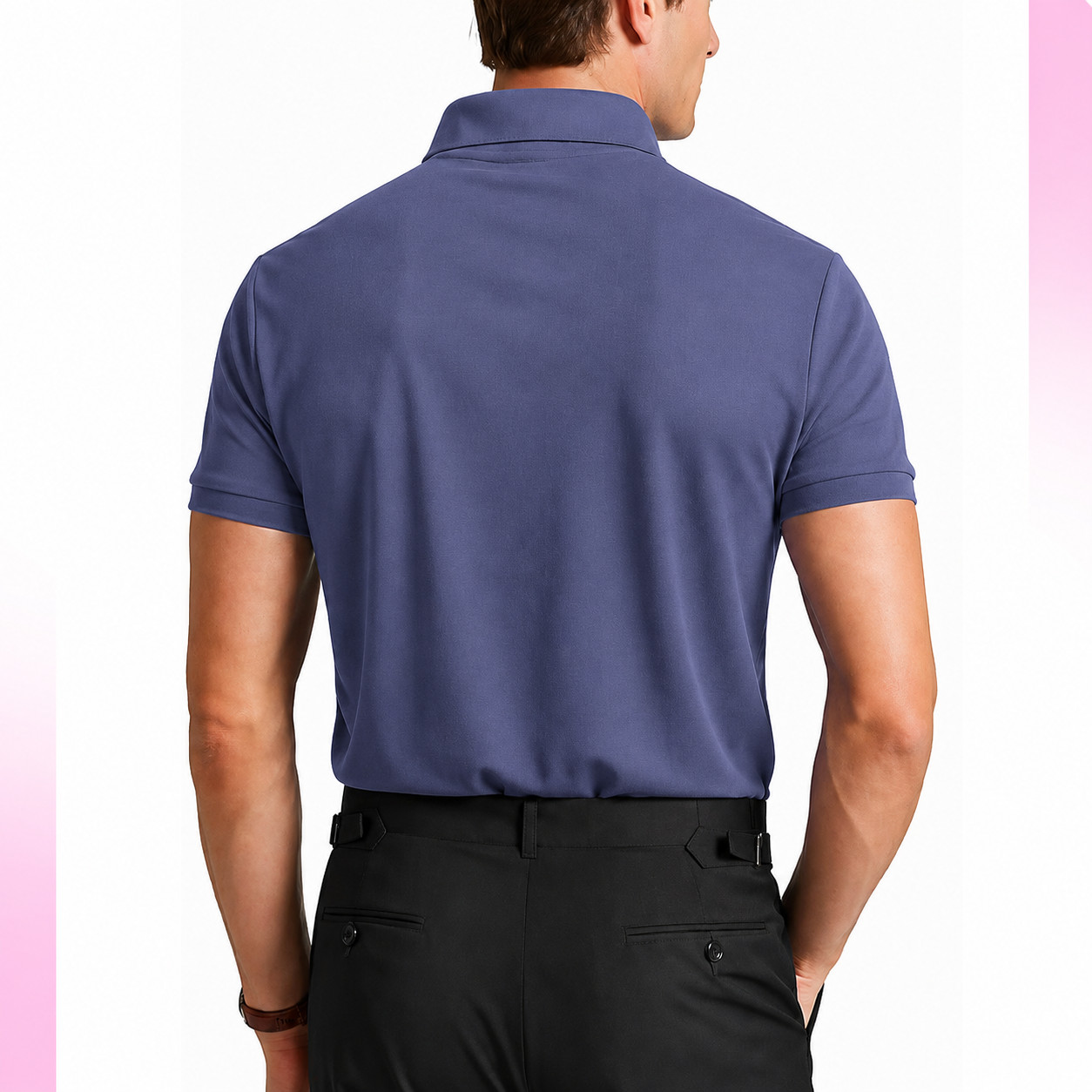 Polo Ralph Lauren Men’s Custom Fit Polo Shirt Size L Navy Blue Yacht Club