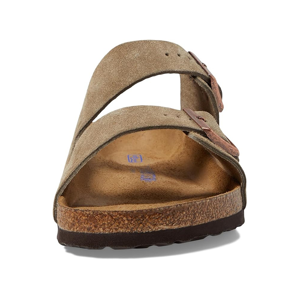 Birkenstock Arizona Taupe Classic Suede Soft Footbed Sandals Women’s Shoes