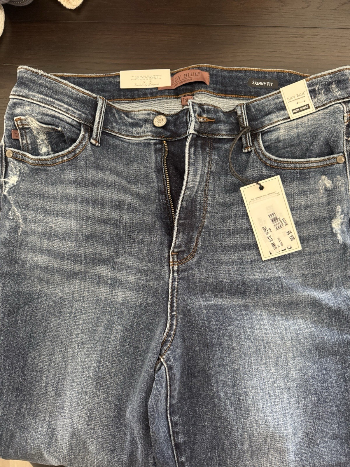 Judy Blue Women’s High Rise Skinny Stretch Jeans Medium Wash Blue 11/30