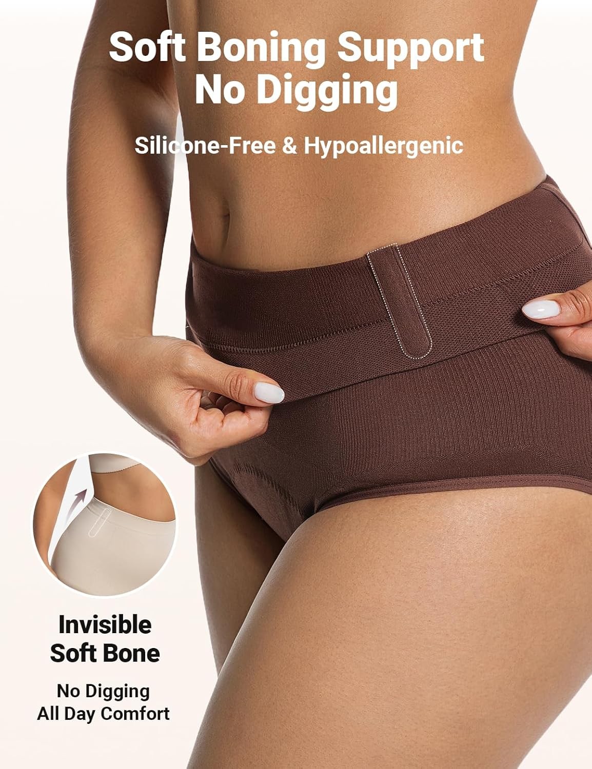 Women’s Incontinence Underwear, Postpartum Comfort Control Shapewear for Women
