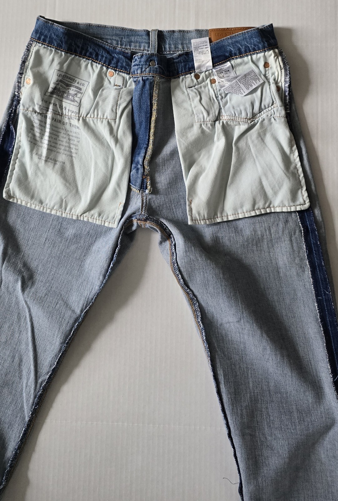 Levi’s 502 Tapper Fit Premium Big “E” Light Wash 34×32