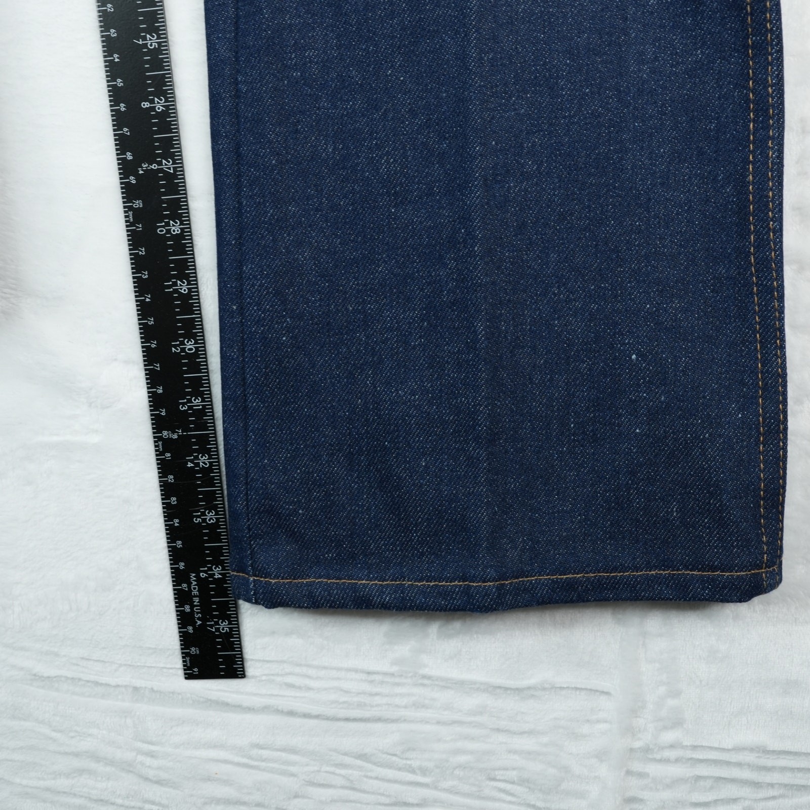 Vtg Rustler by Wrangler Jeans Mens 38×34 Blue Boot Cut Regular Fit USA Deadstock