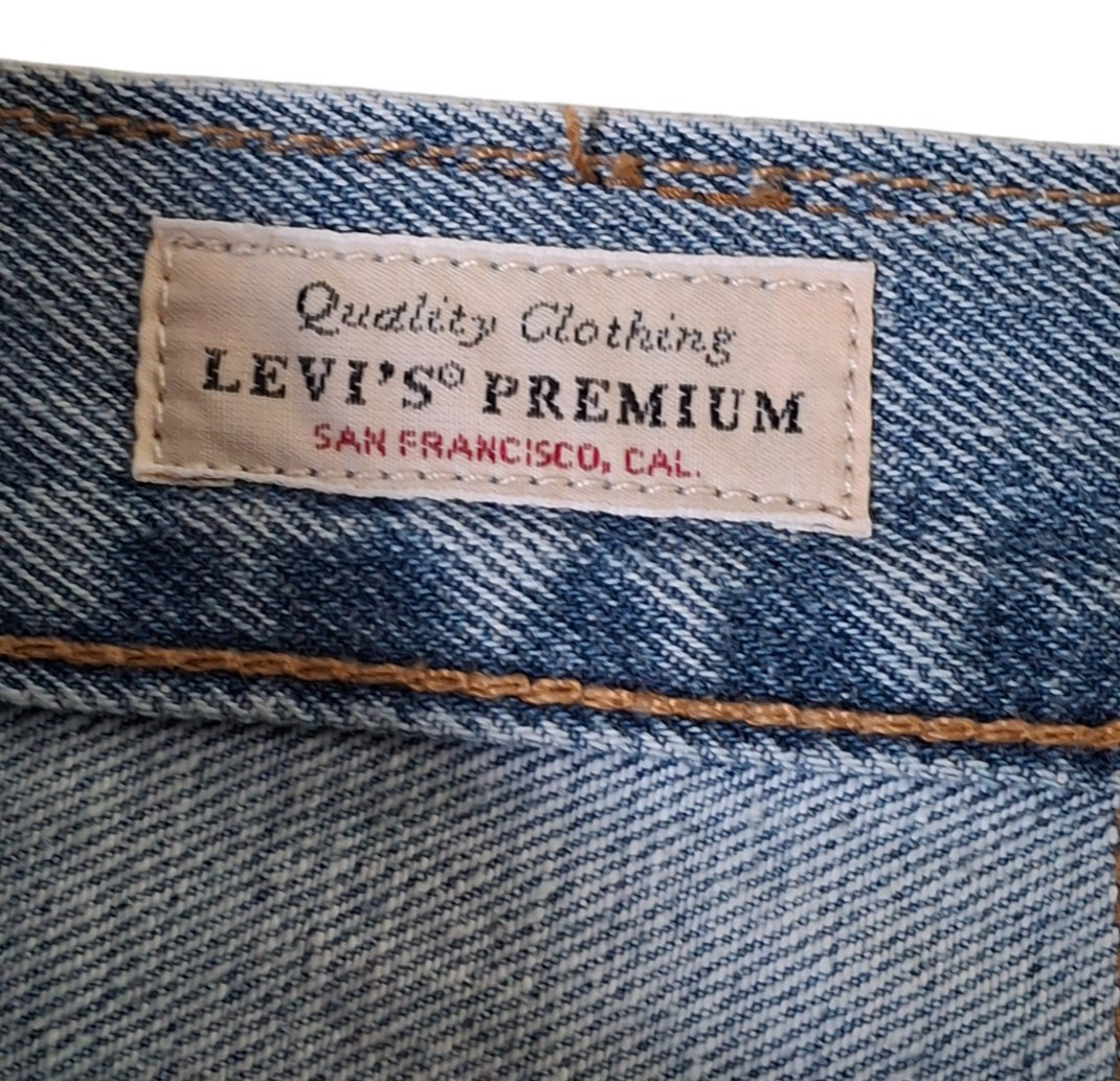 Levi’s 501 Premium Jeans Men’s 32×34* (34×34) Blue Denim Straight Leg Button Fly