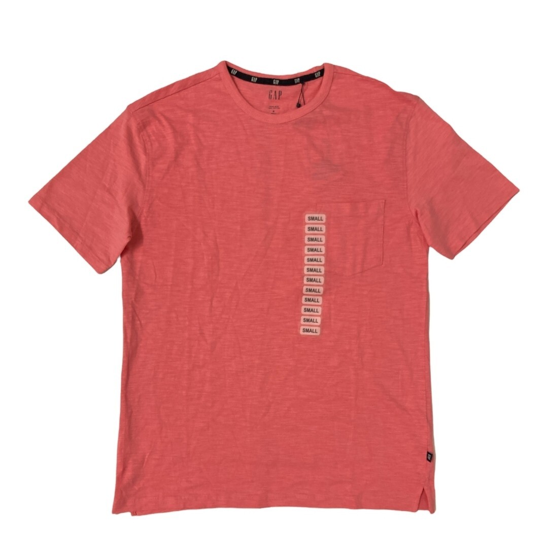 GAP Men’s Crew Neck Short Sleeve Pocketed Slub T-Shirt Small