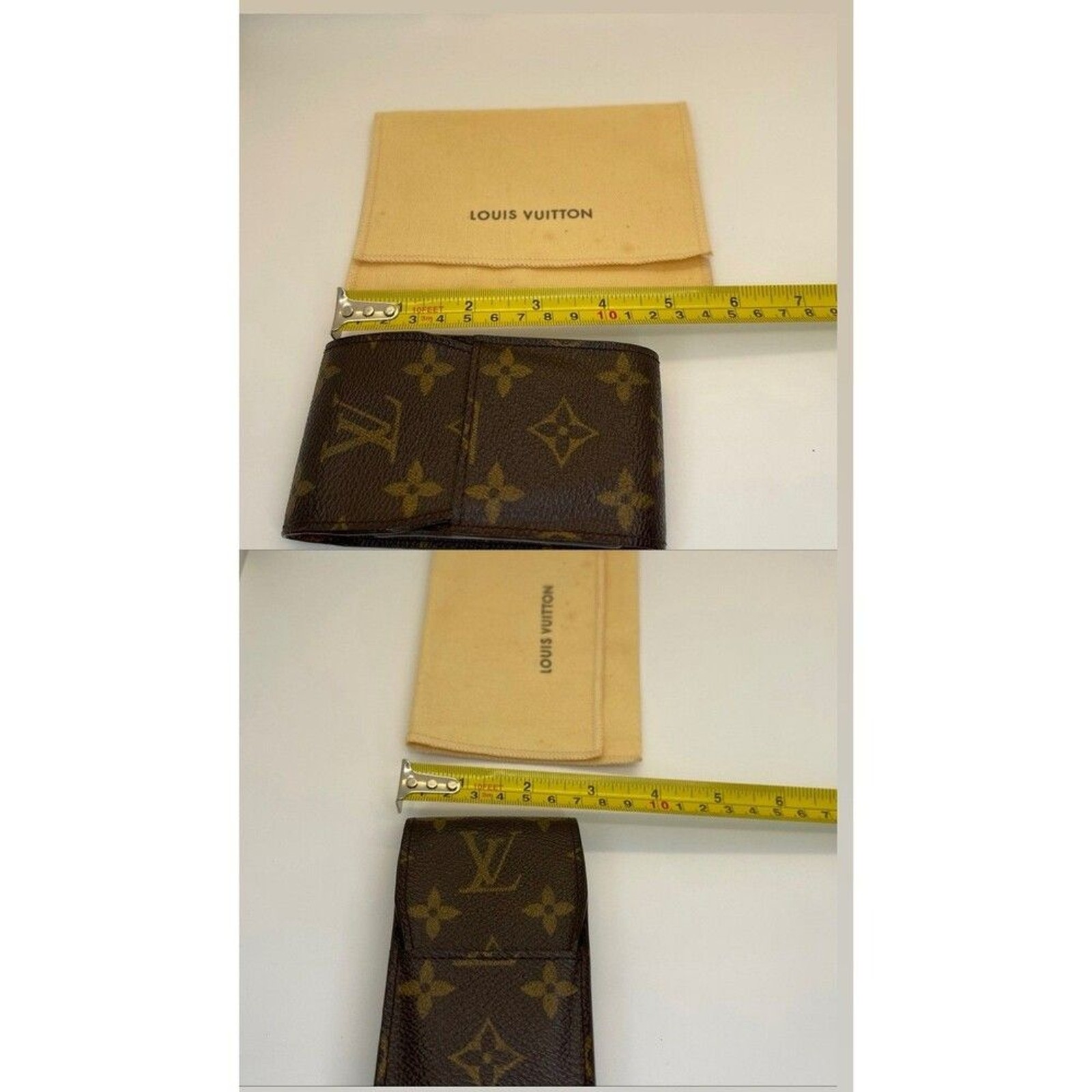 Louis Vuitton Monogram Cigarette Tobacco Case Brown w/ Dust Bag – Authentic/78