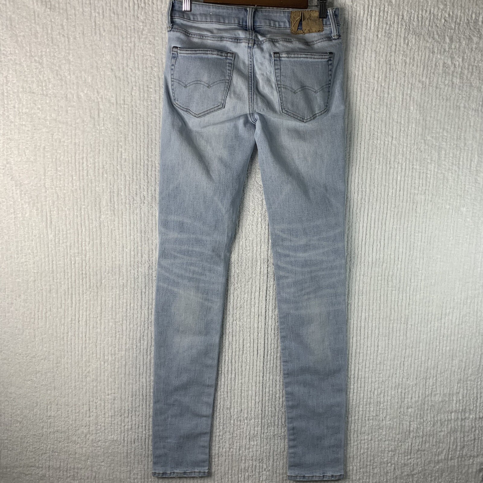 American Eagle Stacked Skinny Blue Jeans Men’s Size 29×32 Next Level Airflex