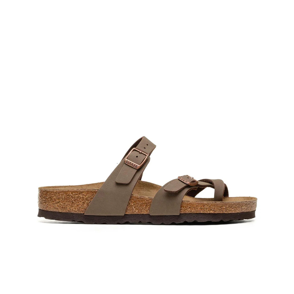 Birkenstock Mayari Flip Flops Soft Footbed Mocha Birkibuc Sandal Women’s Shoes