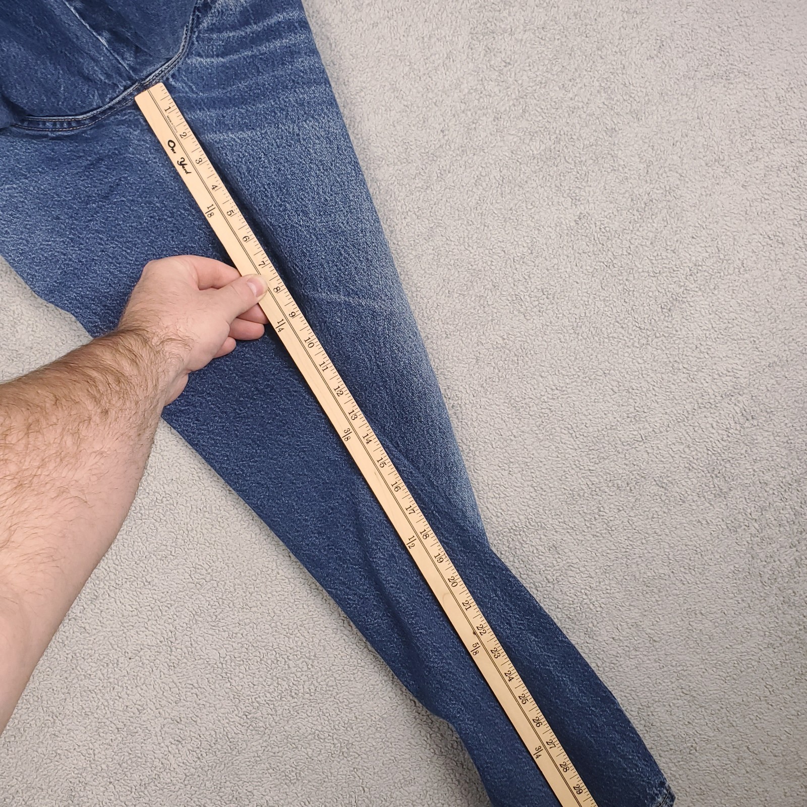 Vintage Levis 517 Men’s 38×32 (Measures 34×32) Bootcut Faded Whiskers Y2K 2003