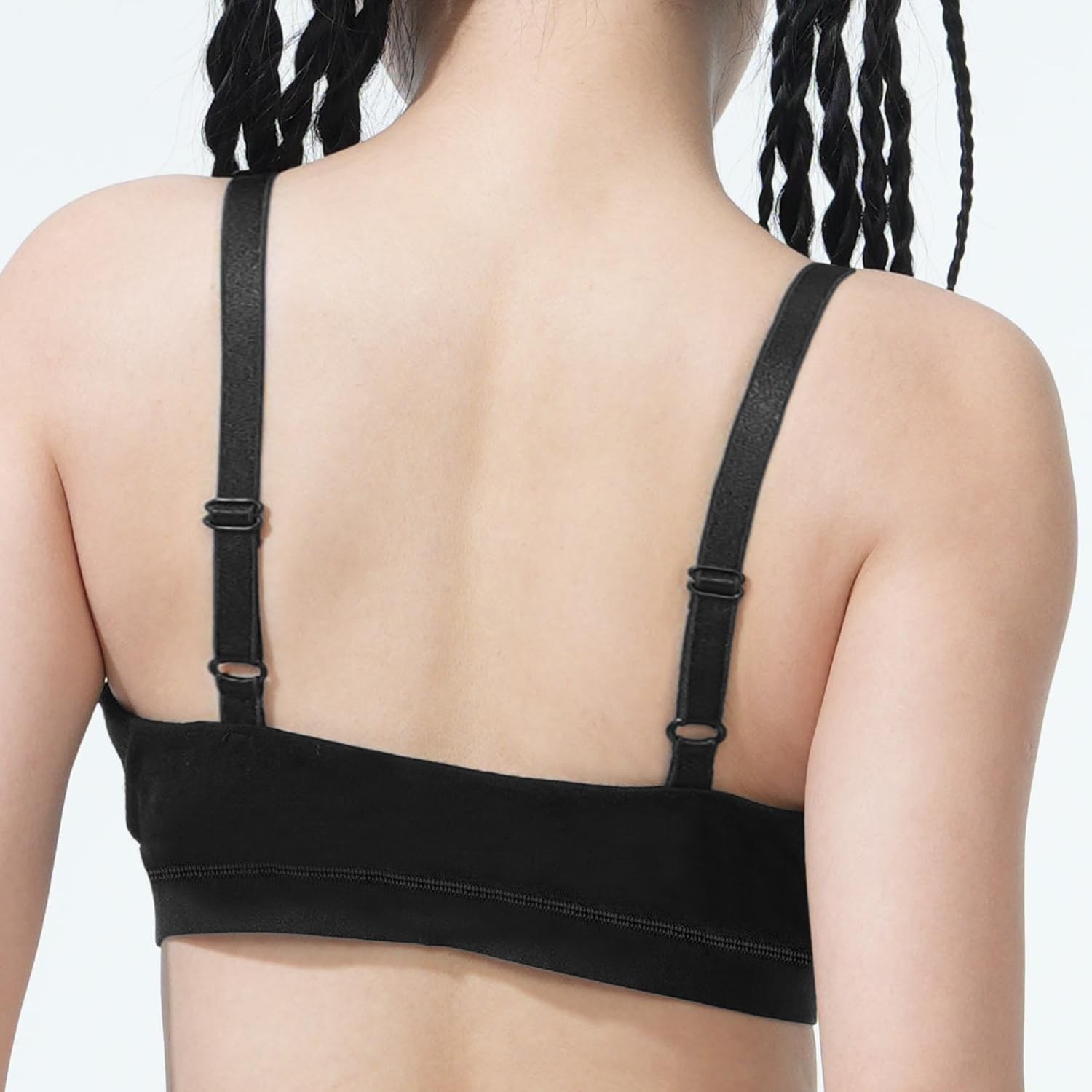 gyprprer XL 100% Merino Wool Women’S Wireless Triangle Bra Wrapped Elastic