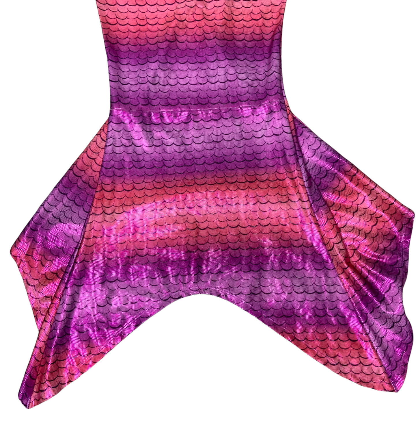 Justice Girls Mermaid Skirt Cover Up Size Medium Shimmer Long Costume Fish Tail