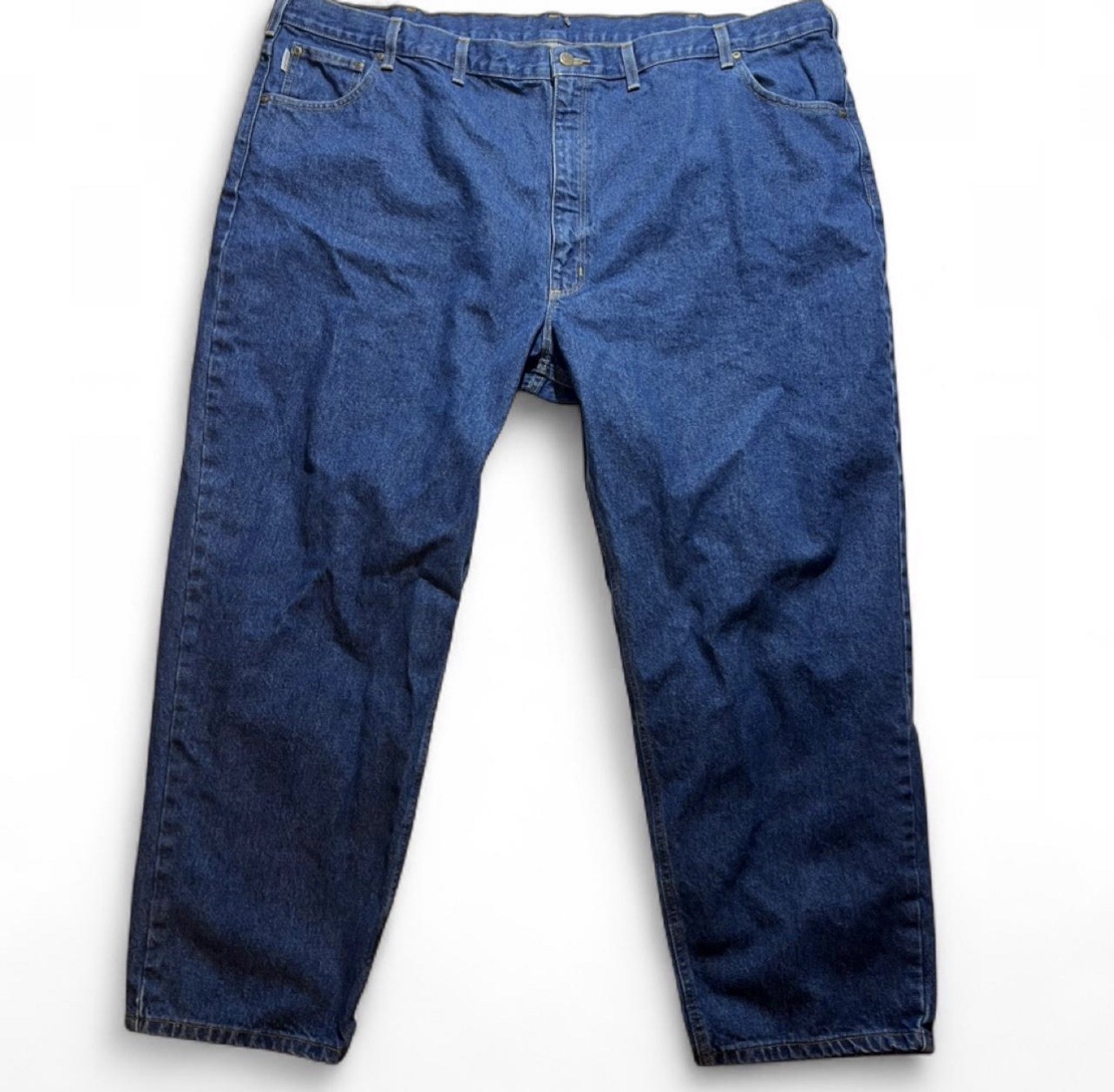 Carhartt Men’s Relaxed Fit Straight Leg Blue Denim Jeans Big & Tall 54